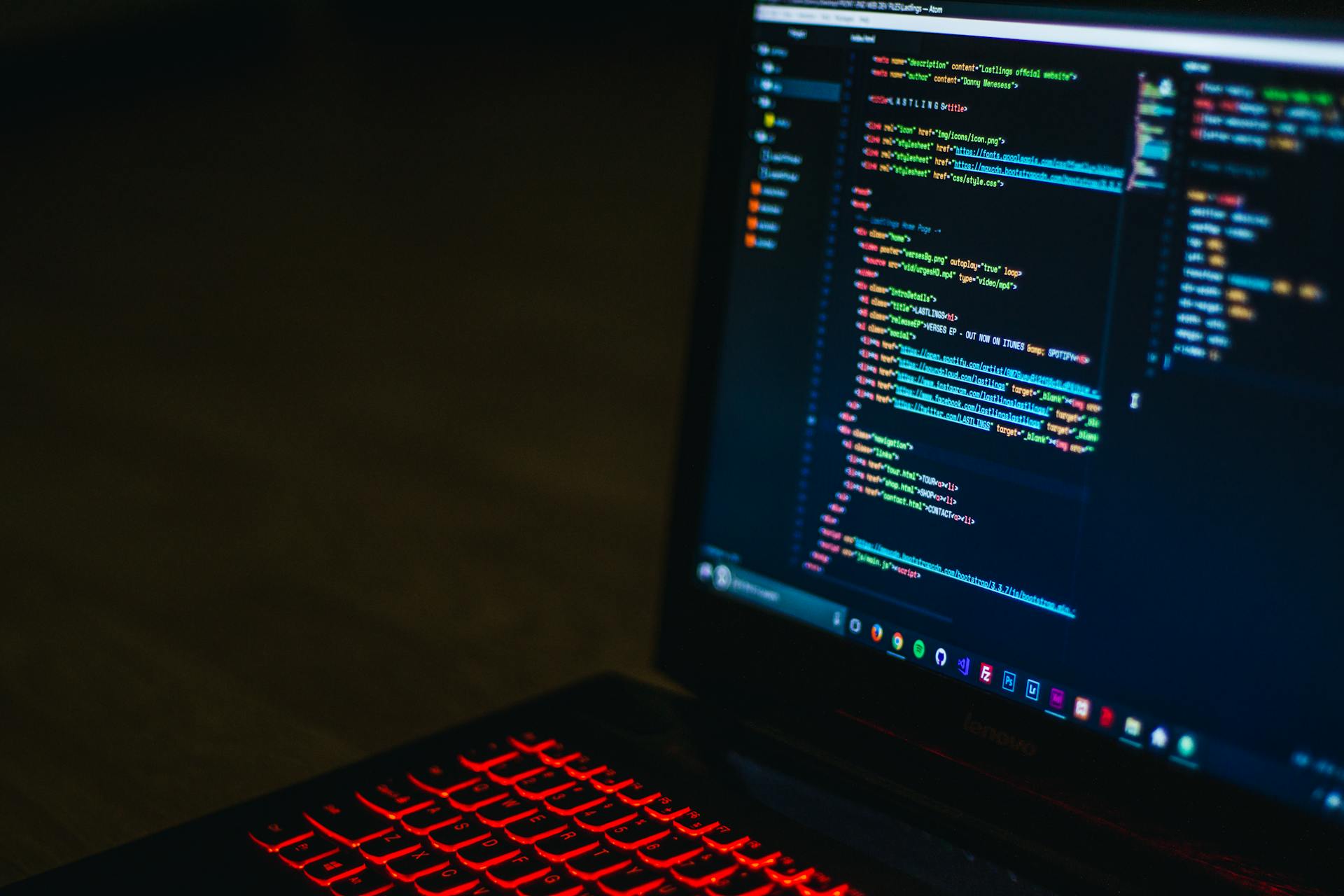 Computer with code